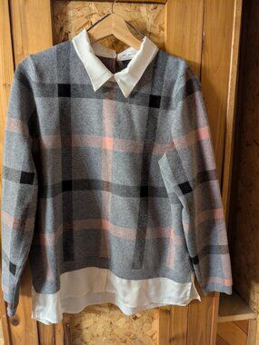 TAHARI Collared Blouse